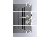 Biohort Gerätehaus HighLine H5 275 x 315 cm quarz-grau; metallic Standardtür 