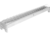 KERBL Futtertrog 100 x 10 cm Metall verzinkt, für Hühner, 71303 