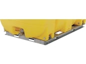 Cemo Rahmen unterfahrbar rechteckig 258 x 10 x 187 cm, für Fass 5000 l PE rechteckig, Stahl verzinkt, 12071 