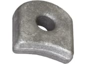 Industriehof® Halter 54 x 52 x 18,5 mm, Bohrung 16,5 mm, ohne Sechkantansatz Nobili Schlegelmesser, 63-RM-919 
