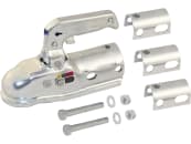 TRAILER POOL Kugelkupplung "BC-3000.1D" Zugstange 35/40/45/50 mm rund, ZGG 3.000 kg, Stützlast 150 kg, für SSP, 012 100 120 