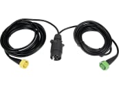 TRAILER POOL Adapterkabel 4 m 7-polig Fahrzeug/2 x 5-polig Bajonett, für Rückleuchte Aspöck®, Jokon, 014 003 040 
