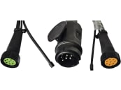 TRAILER POOL Adapterkabel 8 m, 13-polig Fahrzeug/2 x 8-polig Bajonett; 2 x DC je 0,2 m für Rückleuchte Aspöck®, Jokon, 014 003 182 