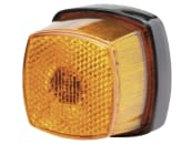 Hella® Lichtscheibe quadratisch, links/rechts, 62 x 62 mm für Seitenmarkierungsleuchte, 9EL 357 012-101 