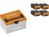 STIHL Akku-Box "Systainer&sup3;" mit 4 x AP 500 S und AL 301, EA01 200 0009 