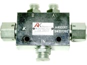 Gassenmarkierungsventil "-TG-" mit Sensorträgern, 1 x Rohr 12 L; 2 x Rohr 08 L Gassenmarkierungsventil "-TG-" mit Sensorträgern, 1 x Rohr 12 L; 2 x Rohr 08 L