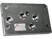 Eingangsplatte "TB" 160 x 130 x 30 mm f&uuml;r Hydraulik Traktor Ford 3, 4, 5 