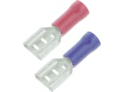 Hevi Flachsteckh&uuml;lsen-Sortiment 0,25 &ndash; 1,0 mm&sup2;; 1,0 &ndash; 2,5 mm&sup2;, 10 St., teilisoliert 