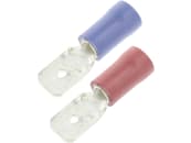 Hevi Flachstecker-Sortiment 0,25 &ndash; 1,0 mm&sup2;; 1,0 &ndash; 2,5 mm&sup2;, 10 St., teilisoliert 