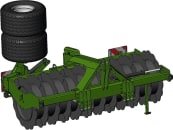 D&uuml;velsdorf Silowalze 3,00 m mit Seitenverschub 