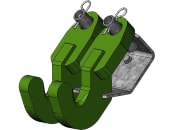 D&uuml;velsdorf Haken f&uuml;r Silowalze mit Seitenverschub, 2912375 