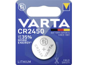 VARTA Batterie Lithium Coin; CR2450 3 V/620 mAh, 1 St. Blister, 6450101401 