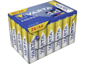 VARTA Batterie Alkaline Energy AA; Mignon; LR6 1,5 V/2.800 mAh, 24 St. Karton, 4106229234 VARTA Batterie Alkaline Energy AA; Mignon; LR6 1,5 V/2.800 mAh, 24 St. Karton, 4106229234