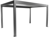 biohort&reg; Pergola quarzgrau-metallic, Lamellendach silber-metallic 