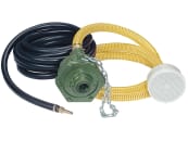 Zapfwellen-Wasserpumpe "ML 20" 180 l/min mit Saug- und Druckschlauch, Saugkorb, Spritzdüse, Schellen Zapfwellen-Wasserpumpe "ML 20" 180 l/min mit Saug- und Druckschlauch, Saugkorb, Spritzdüse, Schellen