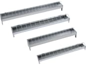 KERBL Futtertrog Metall verzinkt, für Küken; Hühner 