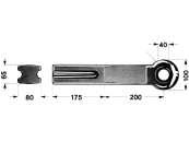 Rockinger Zugöse Ø 40 mm, Stützlast 2.000/2.500 kg, D-Wert 120 kN, ROE57231 