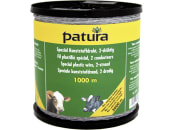 Patura Weidezaundraht "Spezial", Kunststoff transparent, Leiter Eisen verzinkt 2 x 0,50 mm, 1.000 m, 107500 