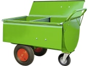 Growi® Futterwagen "LL" mit Trennwand und Deckel 