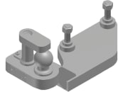 Rockinger Anbau "KS50" links für Zwangslenkungen "RO825B" und "ROE74L", ROE70L053 