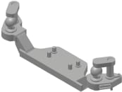 Rockinger Aufrüstsatz für Kugelkupplung "RO825A 90", nur beidseitig, ROE74L197 