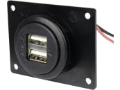 Herth + Buss USB-Steckdose Ø 27,8 mm mit USB-Ladebuchse 5 V/5 A, Einbau, mit Überspannungsschutz, 51 306 856 