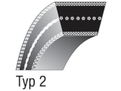 Keilriemen 15,80 x 1.348 mm Lw/5/8'' x 54" 