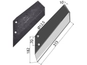 Industriehof® Scharflügel rechts, 315 mm, Abstand Bohrungen 70 mm für Dal-Bo, 101.DAL-01R 