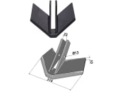 Industriehof® Flügelschar 310 mm für Köckerling Topmix, 101.IND-397 