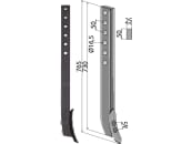 Industriehof® Spurlockerzinken 765 x 25 x 50 mm mit Schar, für Väderstad, 101.IND-614 