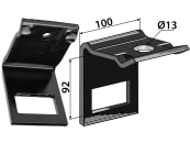 Industriehof® Zinkenhalter "D" für Köckerling: Allrounder, Kultizinken 70 x 12 mm, Passender Rahmen 80 x 80 mm für Köckerling, 1.HH17-3204 