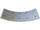 Bremsbelag, 210 x 70 x 5 mm, Ø 180 mm, Bohrungen 10, für Eicher ED 16; Hela D 12 – 420, S 18, Variomot 08, 11; Lanz D 1666, D 1806 