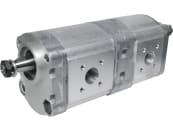 Hydraulikpumpe links doppelt Fördermenge 16,0 cm³/U; 14,0 cm³/U, für Deutz-Fahr DX 85, 90, 110, 120, 6.10, 6.30, 6.31 SE 