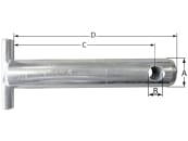 Oberlenkerbolzen Kat. 2, 25 x 118 mm Oberlenkerbolzen Kat. 2, 25 x 118 mm