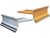 BAUER® SÜDLOHN Schneeschild "SCH-L" lackiert; feuerverzinkt, Stapleraufnahme, mit Gummischürfleiste 