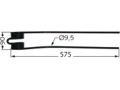 Schwaderzinken für N/A 575 x 90 x 9,5 mm 