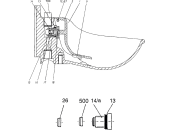 Lister Tränkebecken SB 2 BACTO® PROTECT Explo-Zeichnung 