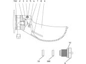 Lister Tränkebecken SB 800/91 Explo-Zeichnung 