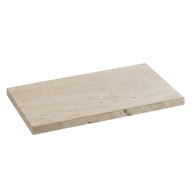 Terrasenplatte Travertin Light, gebürstet 60 x 40 x 3 cm