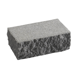 Pflasterplatte Granit Dunkelgrau 21 x 16 x 8 cm