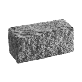 Mauerstein Granit Dunkelgrau 40 x 20 x 20 cm