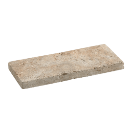 Terrasenplatte Travertin Silver 20,3 x 40,6 x 3 cm