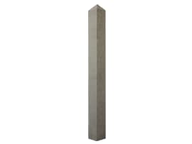 Zaunsäule Granit Dunkelgrau 15 x 15 x 160 cm