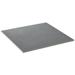 Keramische Terrassenplatte 2 cm<br>Betonoptik<br>Sichtbeton Mittelgrau