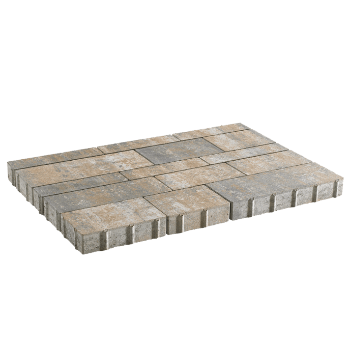 Pflasterstein Aqua Linear Muschelkalknuanciert