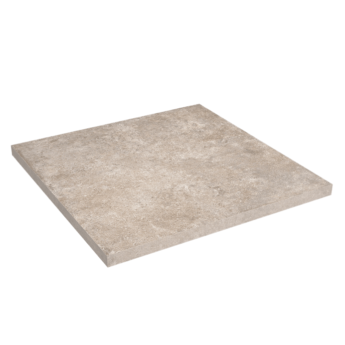 Keramische Terrassenplatte Retro Braun-marmoriert 60 x 60 x 3 cm