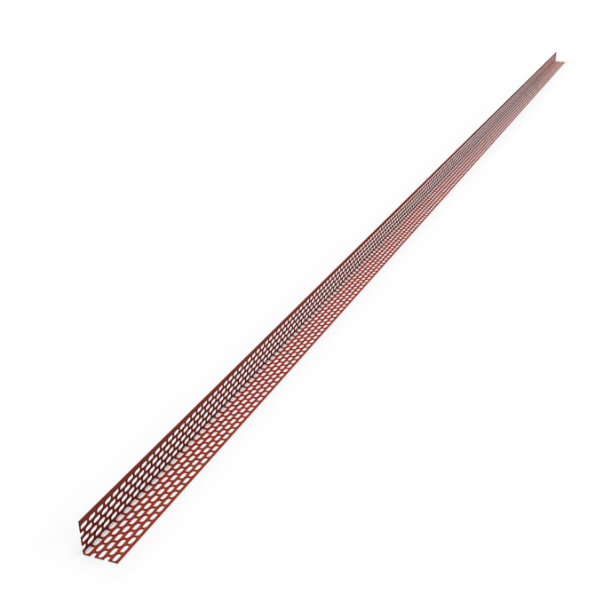 Lüftungsprofil PVC Rot 30 x 30 mm x 2,5 m