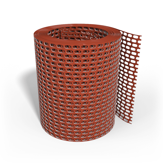 Lüftungsband PVC, Rot, 150 mm x 5 m