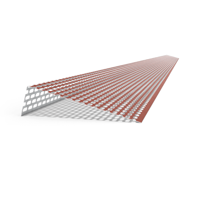 Lüftungsprofil Alu, Rot, 30 x 110 mm x 2,5 m