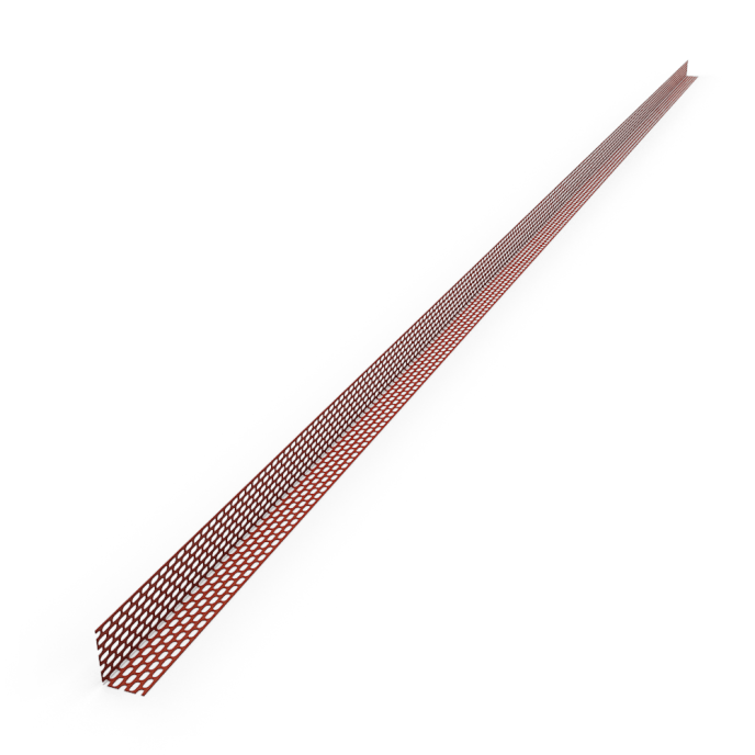 Lüftungsprofil PVC, Rot, 30 x 40 mm x 2,5 m